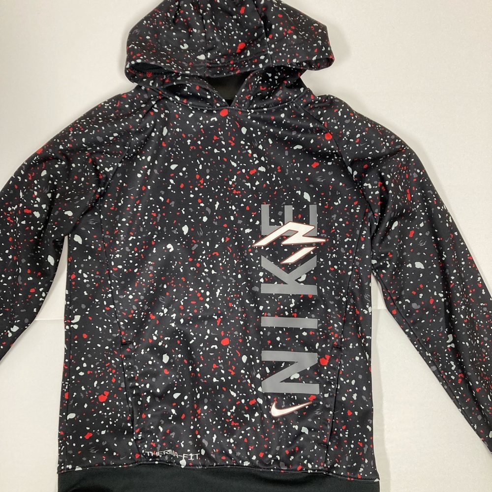 Nike Kids Speckled Black Hoodie
